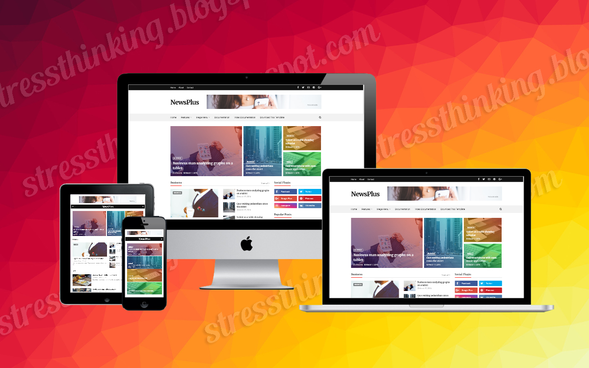 Newsplus Premium Blogger Template