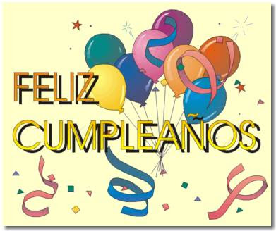 Happy birthday in spanish - feliz cumpleanos