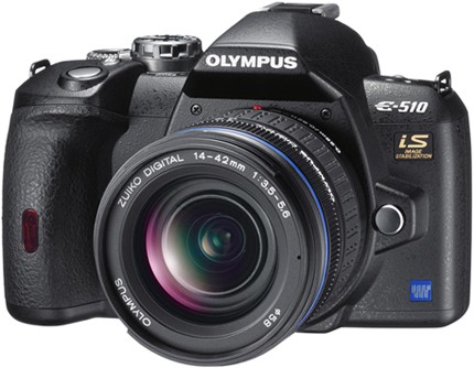 Olympus E-510 Digital SLR Camera - Review (Front)