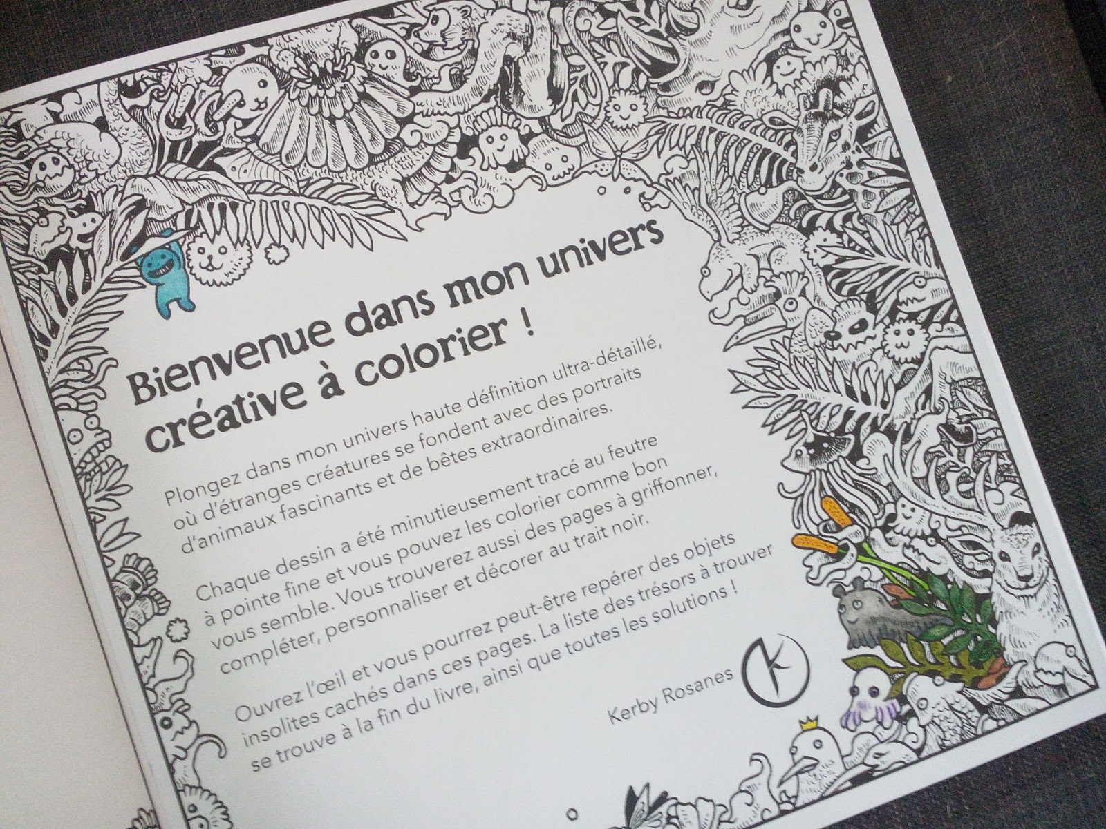 Chronique coloriage anti stress Animorphia Carnet de Coloriage & jeu d observation â™¥ â™¥ â™¥