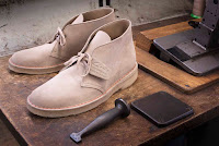 Clark's desert boots grigie scamosciate