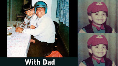 virat kohli With His Dad Father photo