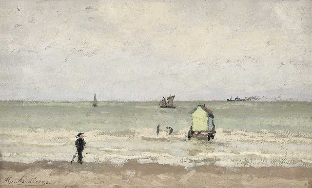 A Day by the Sea by Alphonse Asselbergs