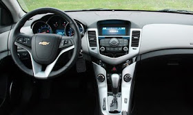 Interior shot of 2011 Chevrolet Cruze