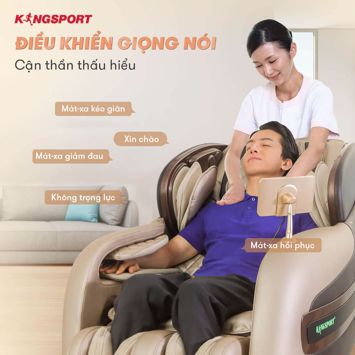 Ghế Massage Kingsport Luxury G4 New