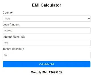 CALCULATE YOUR EMI ONLINE FREE