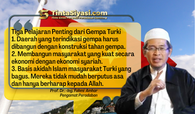 Tiga Pelajaran Penting dari Gempa Turki untuk Indonesia