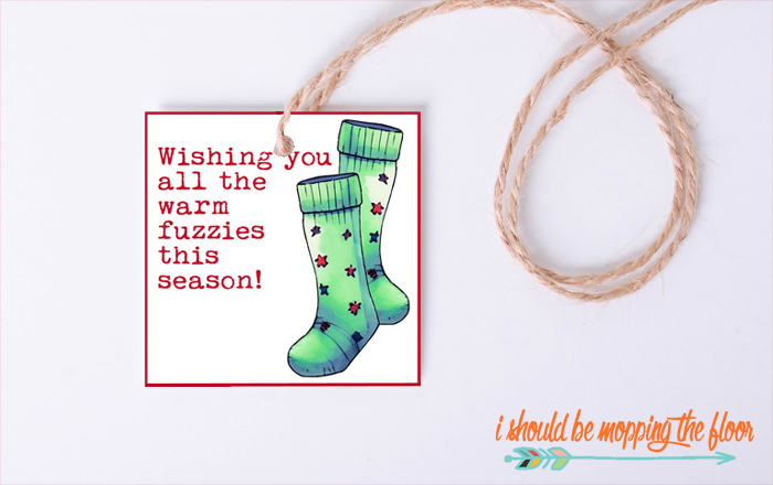 Warm Fuzzy Gift Tags
