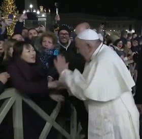 Pope slap 1