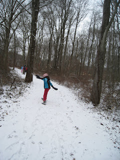 Gliding along the Fosterfields hike