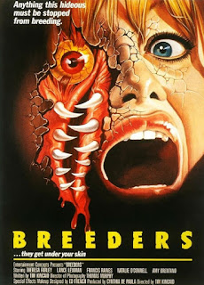 affiche de BREEDERS (aka HURLEMENTS DE TERREUR aka LA MUERTE ATACA NUEVA YORK) de Tim Kincaid