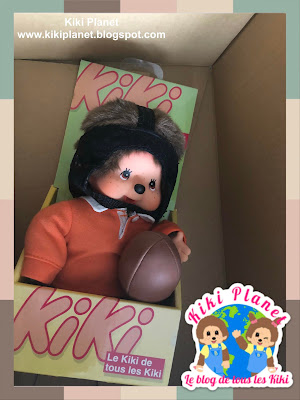 kiki monchhichi rugby vintage plushie rare collector