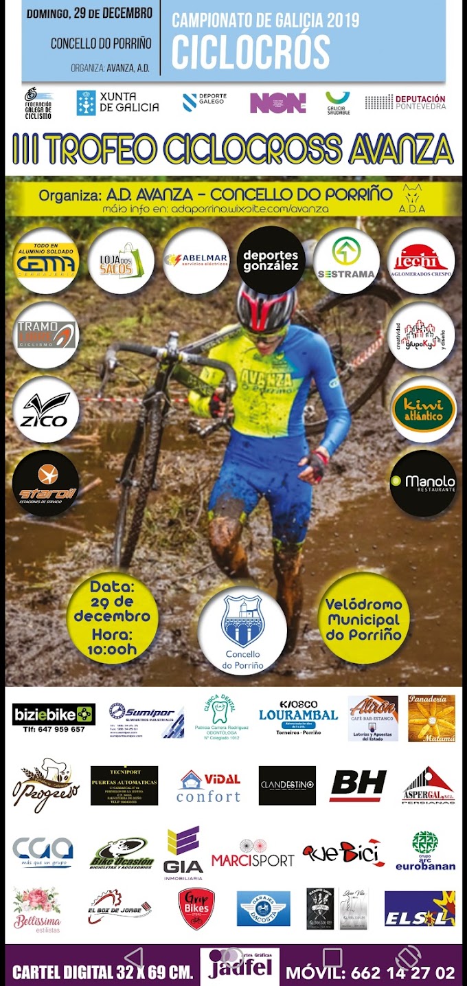 El Campeonato Gallego de Ciclocross se disputará este domingo en O Porriño