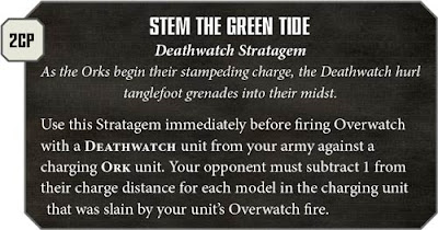 deathwatch stratagems analysis warlord trait