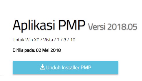 Download Instaler PMP Versi 2018.05h