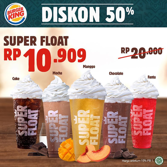 #BurgerKing - #Promo Kupon Diskon 50% Bulan Mei 2019 (s.d 31 Mei 2019)