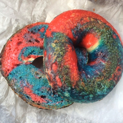 GET A RED, WHITE & BLUE BAGEL FOR THE 4TH