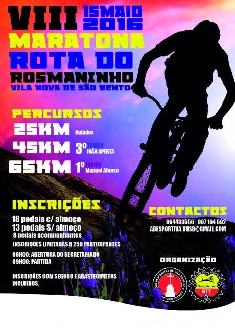 VIII Passeio BTT - 15 de Maio 2016
