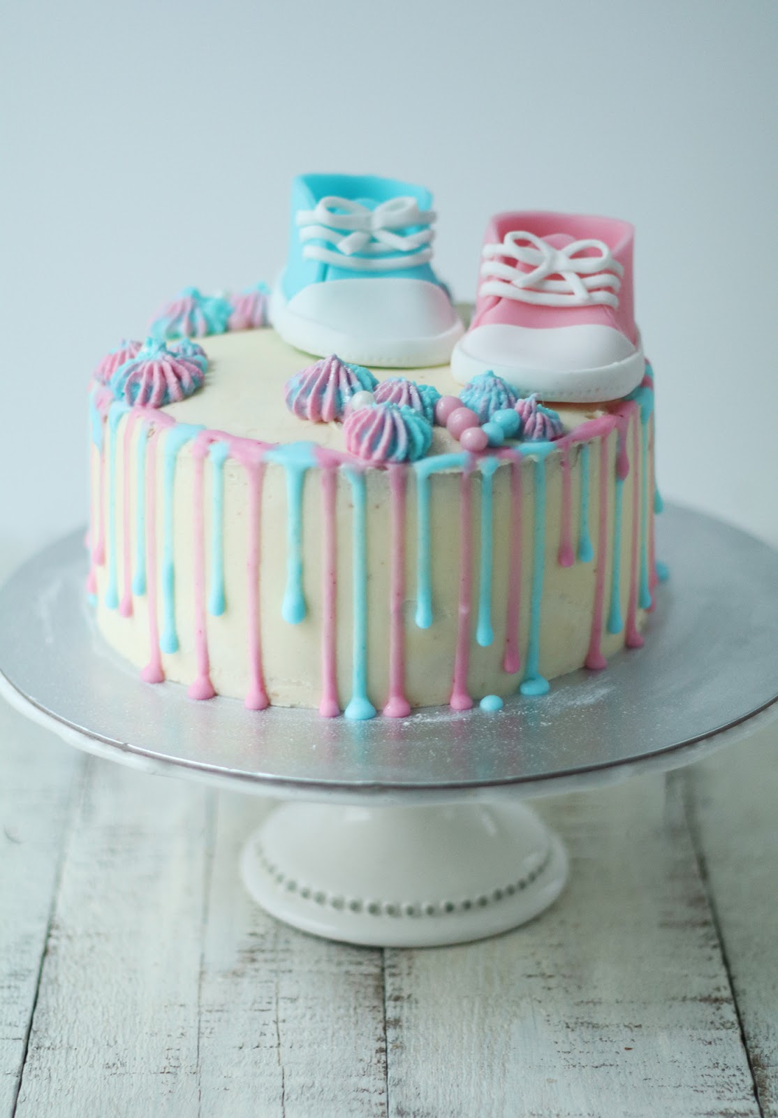 Layer Cake De Naissance Gender Cake La Pause Rustique Layer Cake De Naissance Gender Cake La Pause Rustique