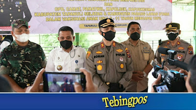 Pemkab Tapsel Bertekat Menang Melawan Covid-19