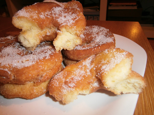 Rosquillas tradicionales de naranja