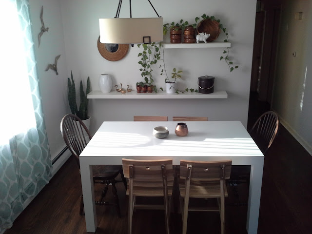 Ikea Skogsta Chair Parsons Dining Table