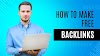 How to get do follow backlinks free