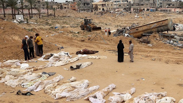 Mass Graves Discovered at Gaza Hospital, Sparking Controversy