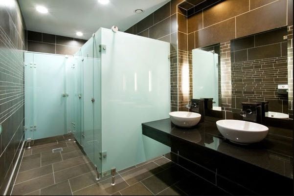 FROSTED GLASS TOILET PARTITIONS ~ Shower Doors New York ...