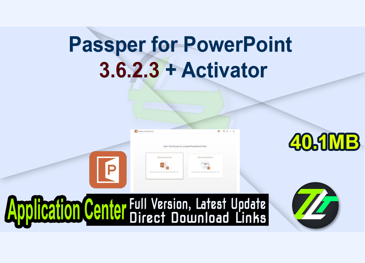Passper for PowerPoint 3.6.2.3 + Activator