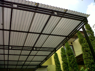 Contoh Atap  Canopy Minimalis  Dengan Solar Tuff