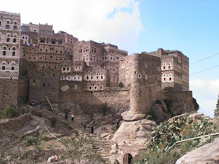 Al Hajarah - Walled city in the mist - Yemen