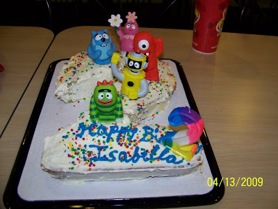 Gabba Gabba Birthday Cake on Her Yo Gabba Gabba Cake