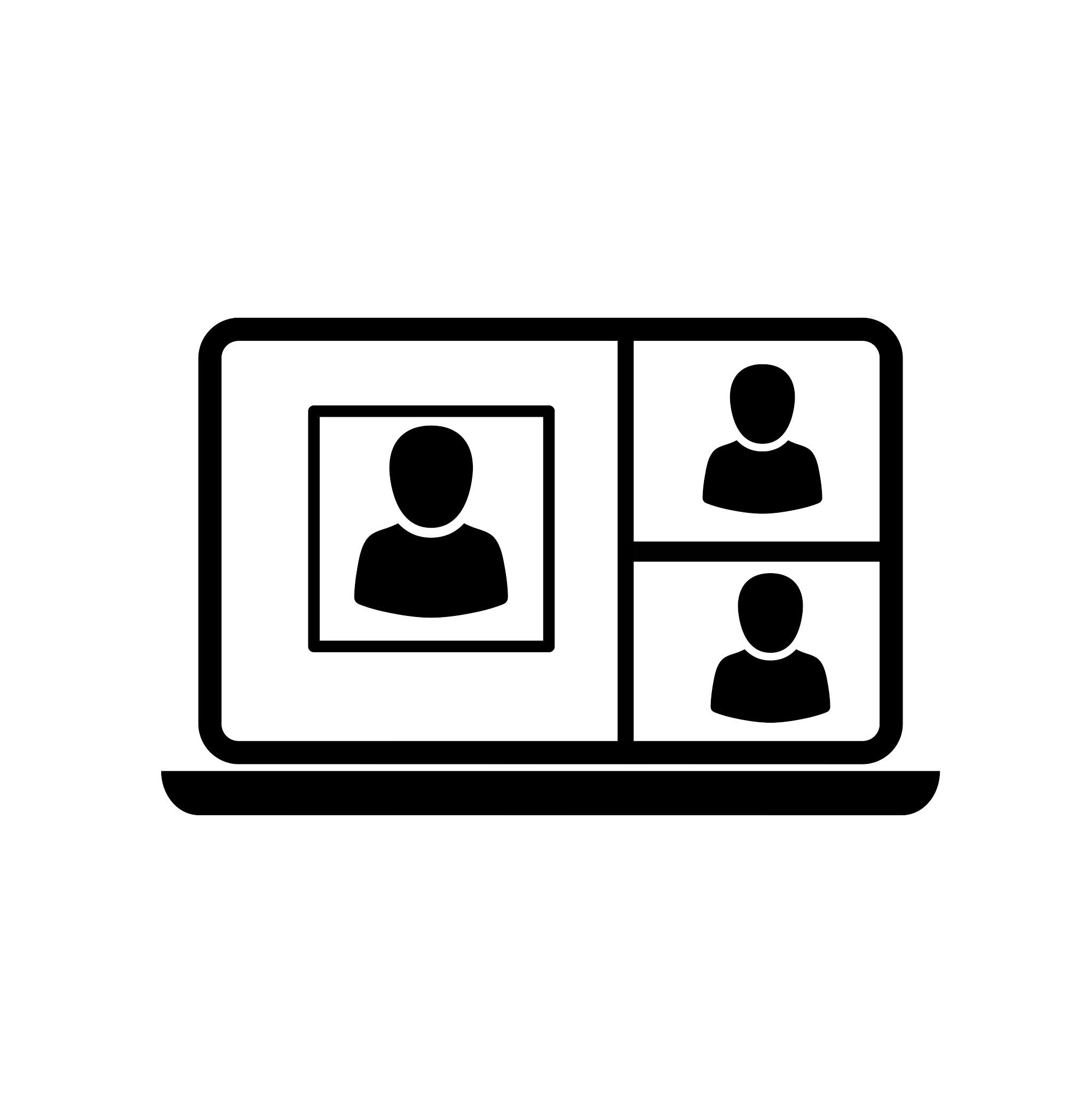 Icon design of online conference