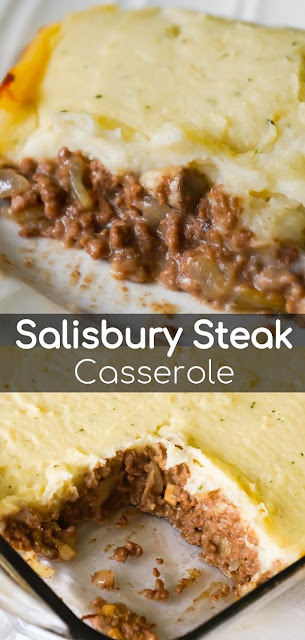 ★★★★★ | Custom made Salisbury Steak Casserole Recipe 