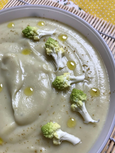 CREMA DE ROMANESCU RECETA