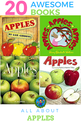 If you are teaching an apple unit this fall and are looking for some awesome books about apples to go along with your unit then check out this list of the 20 best apple books out there! #apples #appleunit #applebooks #fall #autumn #eachers