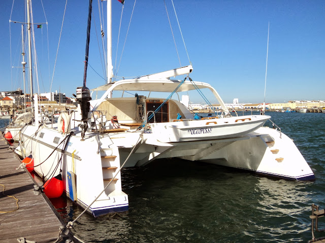 Catamaran in Peniche