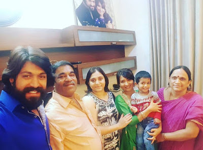 Radhika Pandit Family with Yash 