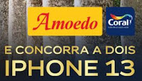 Promoção Cores do Rio: Amoedo e Coral, concorra iPhone 13! RJ