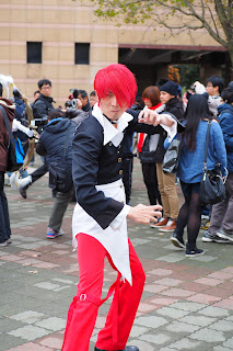 Costplayer Iori Kof