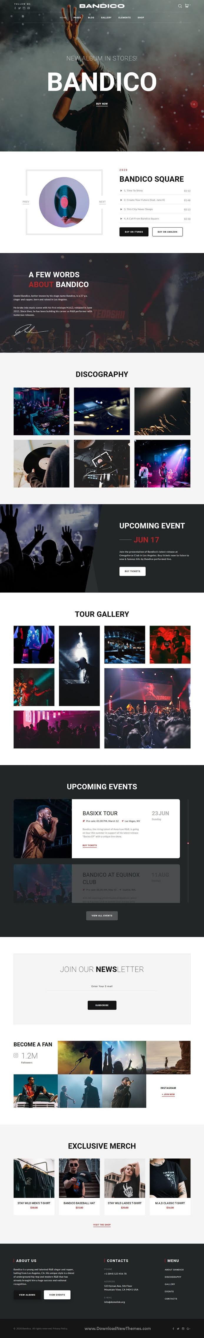 Best Music and Band Template