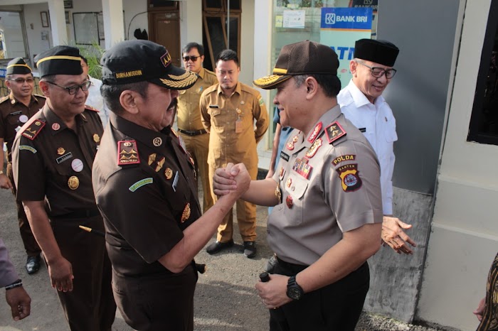 Kapolda Banten Sambut Kunker Jaksa Agung RI di Provinsi Banten