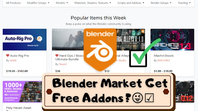 Blender MarketPlace Addons