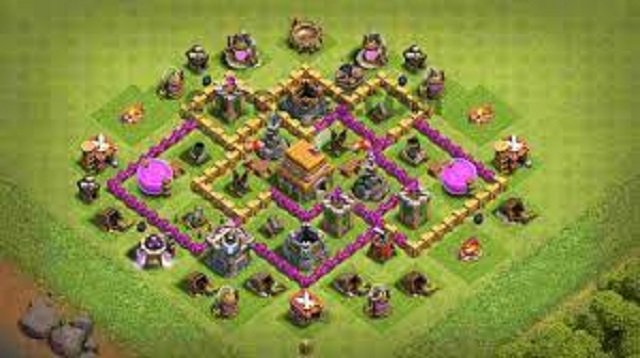  terkuat merupakan susunan base ini sangat di rekomendasikan bagi anda yang sedang bingung Base COC Th 6 Terkuat Anti Bintang Terbaru