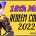  Garena Free Fire Redeem Codes Today -18 May 2022 [ Get 100% working Redeem Codes ].