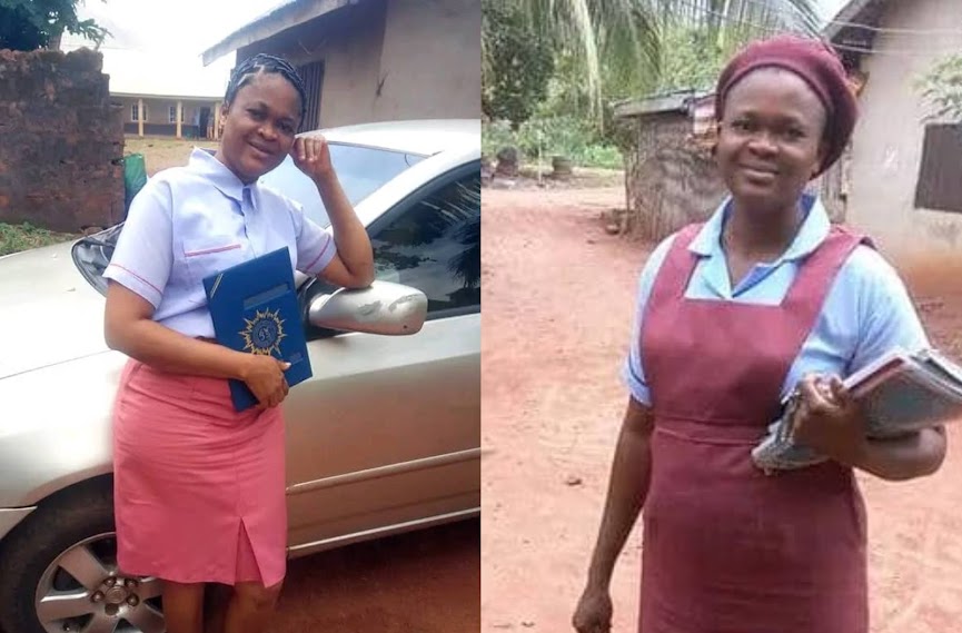 Nigerian woman who returned to secondary school after child bearing graduates from secondary school (photos)