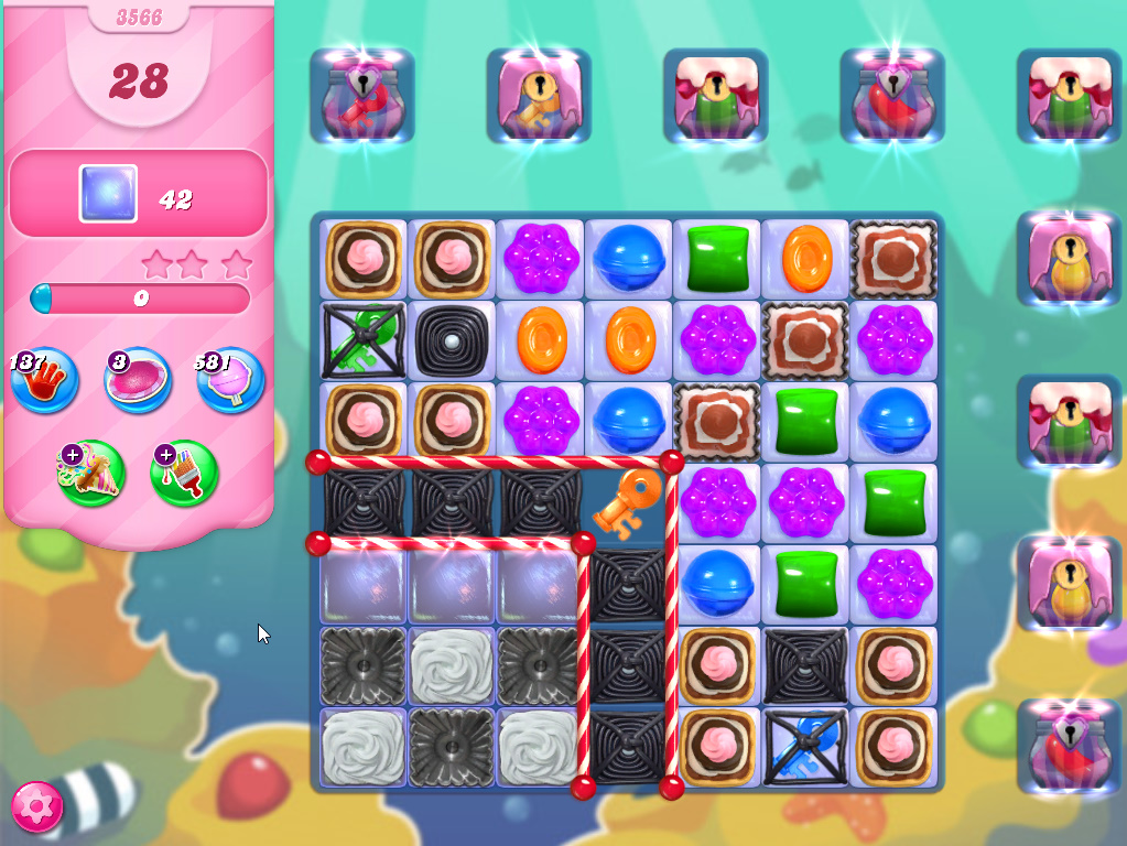 Candy Crush Saga level 3566