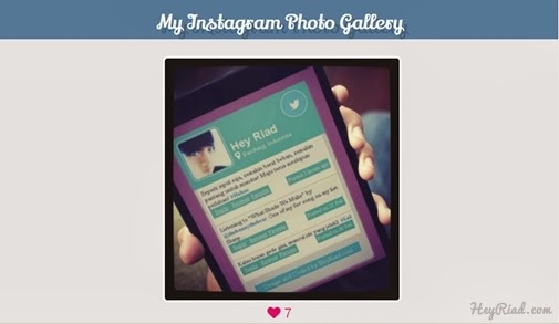  Setelah saya berhasil menciptakan widget khusus untuk foto instagram dengan memakai insta Membuat Halaman Khusus Foto Instagram Di Blog