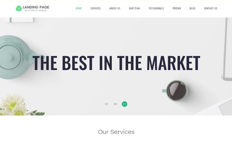 Landing Page Blogspot Công ty